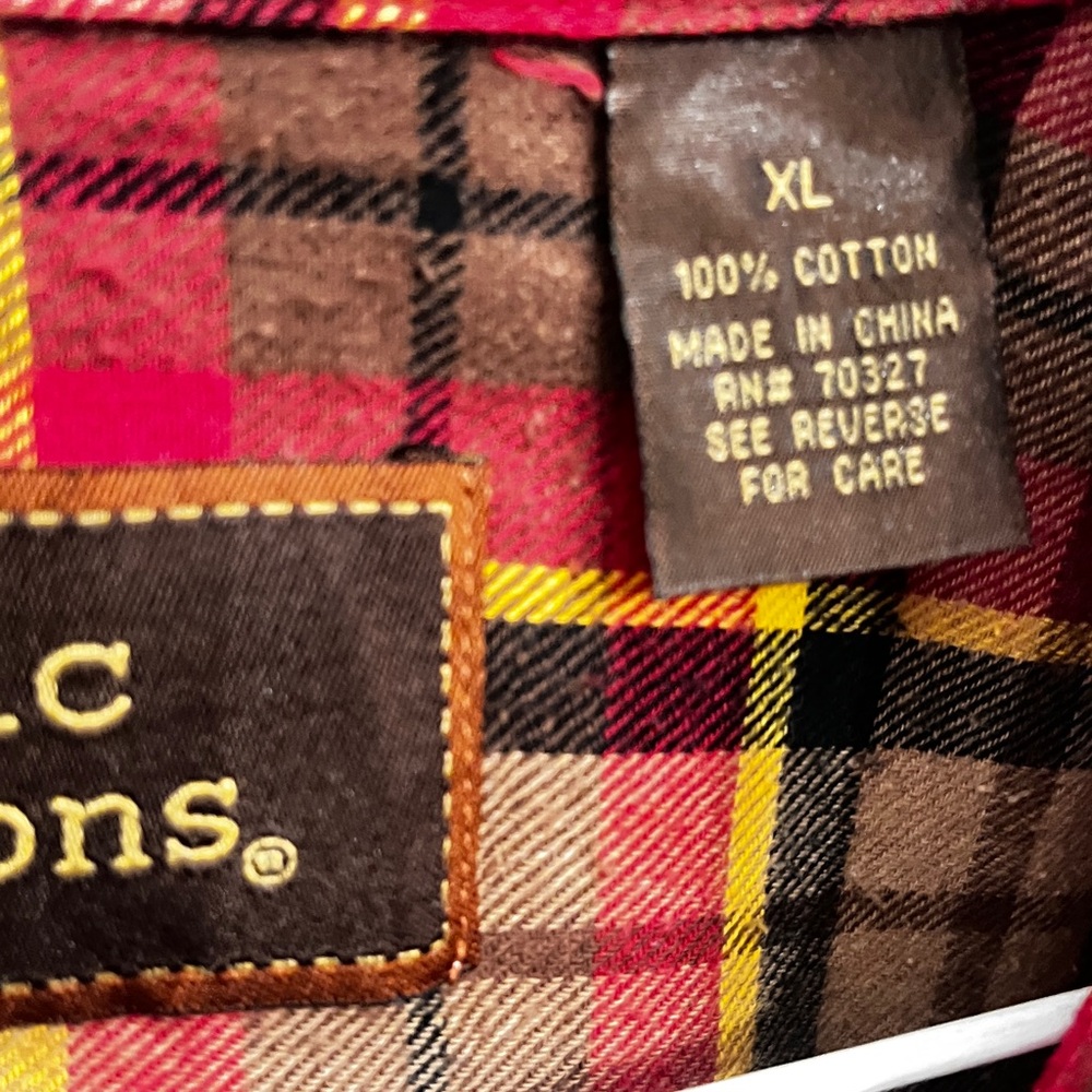 Basic Options  upcycled Flannel - Picture 3 of 6